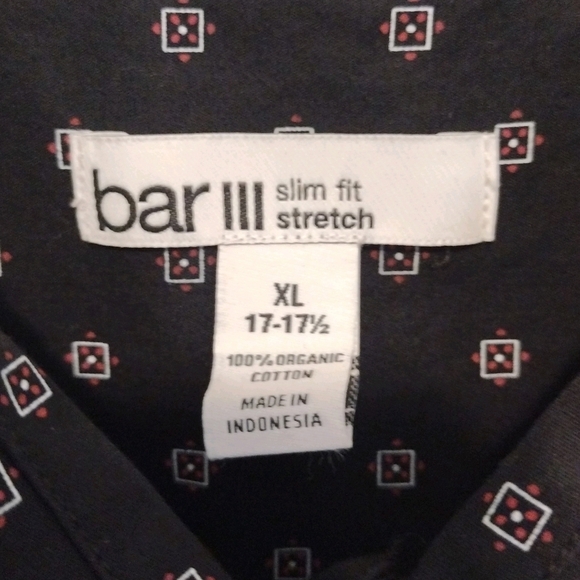 Bar III - Men's Slim Fit Medallion Dress Shirt - Picture 11 of 12